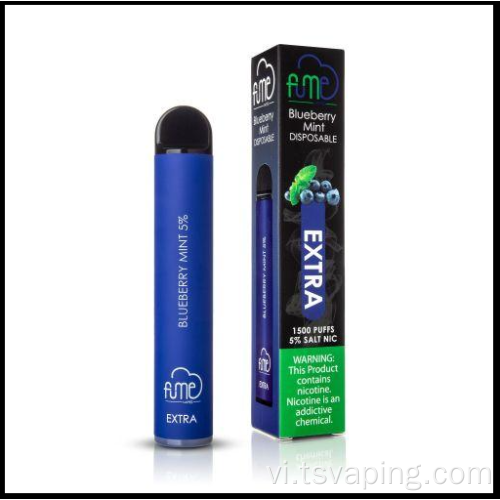 Bán buôn thuốc lá điện tử Fume thêm 1500 puffs Vape dùng một lần
